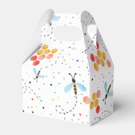 水色ビー模様 フェイバーボックス