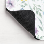 水色ビー模様 マウスパッド (コーナー)