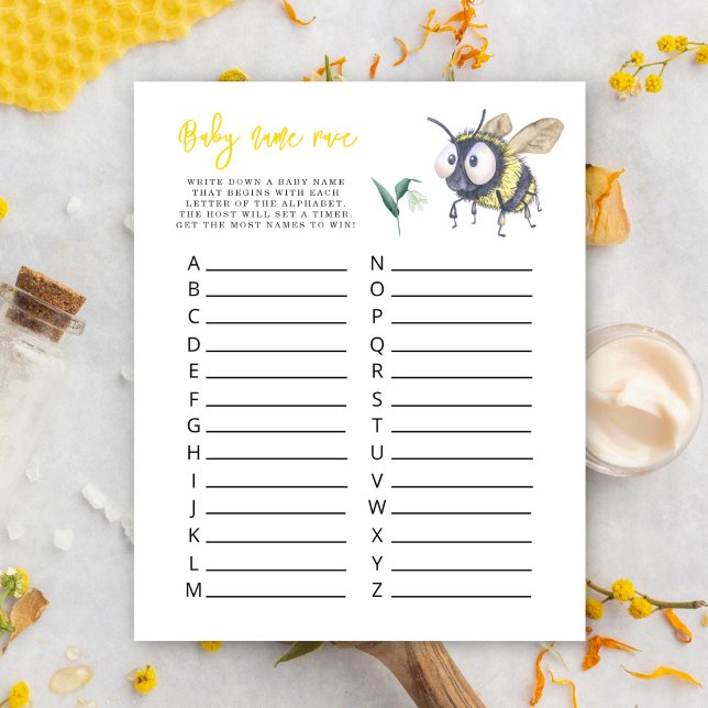 水色ビー – ベビー名レースゲーム (クリエイターアップロード済み)