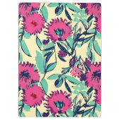 水色ピインスパイアック+緑の植物フローラ クリップボード (裏面)