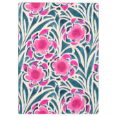 水色ピインスパイアック+青の植物フローラ クリップボード (裏面)