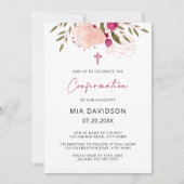 水色ピエレガントンクフローラ少女確認 招待状 (正面)