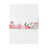 水色ピンクと白牡丹 招待状ベリーバンド (裏面例)