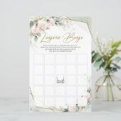 水色ピンクのバラの緑の金ゴールドランジェリービンゴ (スタンド正面)