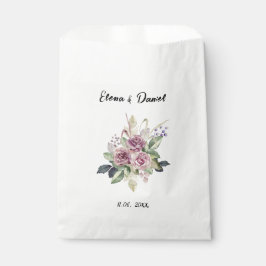 水色ピンクのラベンダーバラブラックドレ結婚ス フェイバーバッグ