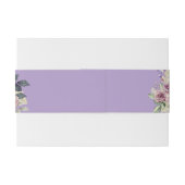 水色ピンクのラベンダーバラミニマル 招待状ベリーバンド (裏面例)