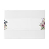 水色ピンクのラベンダーバラミニマル 招待状ベリーバンド (裏面例)