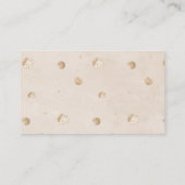 水色ピンクのリボンベビーshoEnclosureカード エンクロージャーカード (裏面)