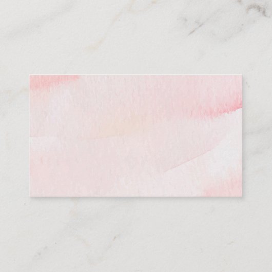 水色ピンクのリボン赤ちゃんシャワーおむつラ エンクロージャーカード (裏面)