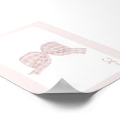 水色ピンクエースのスペードカード弓ポスター ポスター (角)