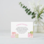 水色ピンクブックベビー要求エンクロージャ エンクロージャーカード (スタンド正面)