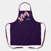 水色ピンクモスラン絵画ズ エプロン (正面)