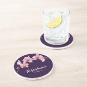 水色ピンクモスラン絵画ズ コースター (側面)