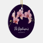 水色ピンクモスラン絵画ズ セラミックオーナメント (右)