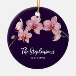 水色ピンクモスラン絵画ズ セラミックオーナメント