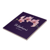 水色ピンクモスラン絵画ズ タイル (側面)