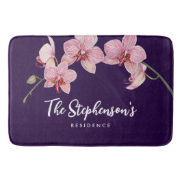 水色ピンクモスラン絵画ズ バスマット