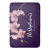 水色ピンクモスラン絵画ズ バスマット (正面縦)