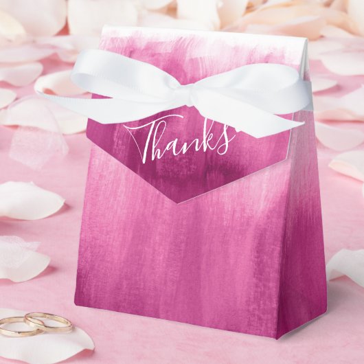 水色ピンク結婚ク洗感謝してい液 フェイバーボックス (ウェディング)