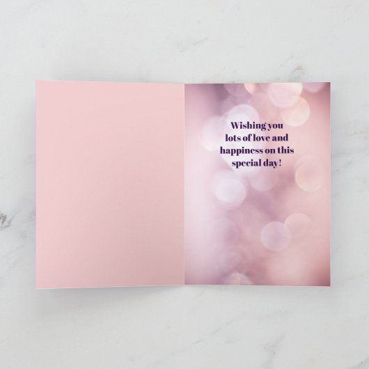 水色フェアリープリンセスホワイトグレーペタルドレス カード (内部)