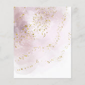 水色フェイクグリッター美しいサロン チラシ (裏面)