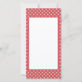 水色フラミンゴカード サンキューカード (裏面)