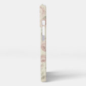 水色フラミンゴiPhoneケースと金ゴールドクラウン iPhoneケース (左側面)