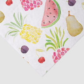 水色フルーツさくらんぼパイナップルスイカ 薄葉紙 (詳細)