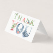 水色フローラのスクリプト写真を折り返感謝していした (正面)