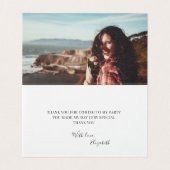 水色フローラのスクリプト写真を折り返感謝していした (内部フラット)