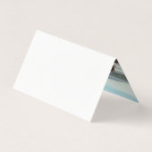 水色フローラのスクリプト写真を折り返感謝していした (裏面)