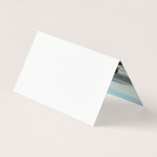 水色フローラのスクリプト写真を折り返感謝していした (裏面)