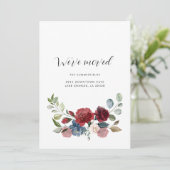 水色フローラアドレスの変更 案内状 (スタンド正面)