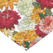 水色フローラカラフルモダン植物学 ショートテーブルランナー (コーナー)