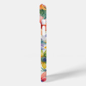 水色フローラカラフルiPhone / iPadケース Case-Mate iPhoneケース (裏面 / 左)