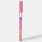 水色フローラスロースの電話ケース Case-Mate iPhoneケース (裏面 / 右)