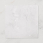 水色フローラバタフライエンクロージャカード エンクロージャーカード (裏面)