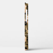 水色フローラヒョウ:エンドレスパターン Case-Mate iPhoneケース (裏面 / 左)