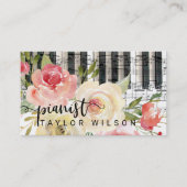 水色フローラピアニスト脚本 名刺