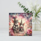 水色フローラファンタジーロマンスマウスバレンタイン シーズンカード (スタンド正面)