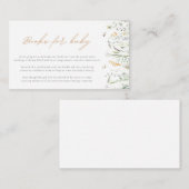 水色フローラブックリクエストのエンクロージャカード エンクロージャーカード (正面/裏面)