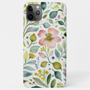 水色フローラ植物学iPhone 11 pro maxケース iPhone 11 Pro Maxケース