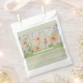 水色フローラ（緑） フェイバーバッグ