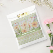 水色フローラ（緑） フェイバーバッグ (封をした状態)