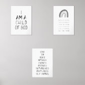 水色ブラックキッズバイブル3プリント (正面)