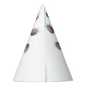 水色ブラックベリー1st誕生日パーティー パーティーハット (裏面)