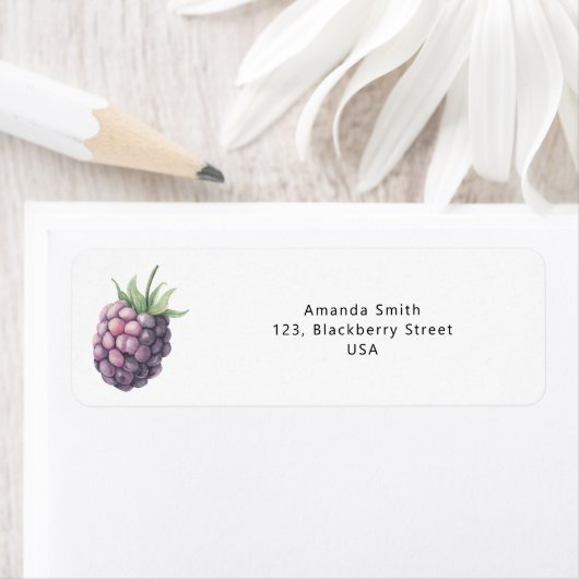 水色ブラックベリー ラベル (インサイチュ)