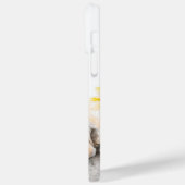 水色ブラック&タンブラッドハウンドパピードッグ Case-Mate iPhoneケース (裏面 / 左)