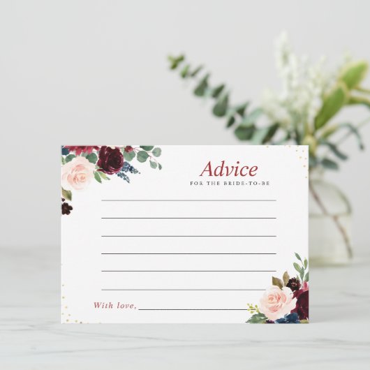 水色ブルゴーニュ海軍フローラアドバイスカード アドバイスカード (スタンド正面)