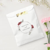 水色ブルゴーニュ銀フローラモノグラ結婚ム フェイバーバッグ (封をした状態)